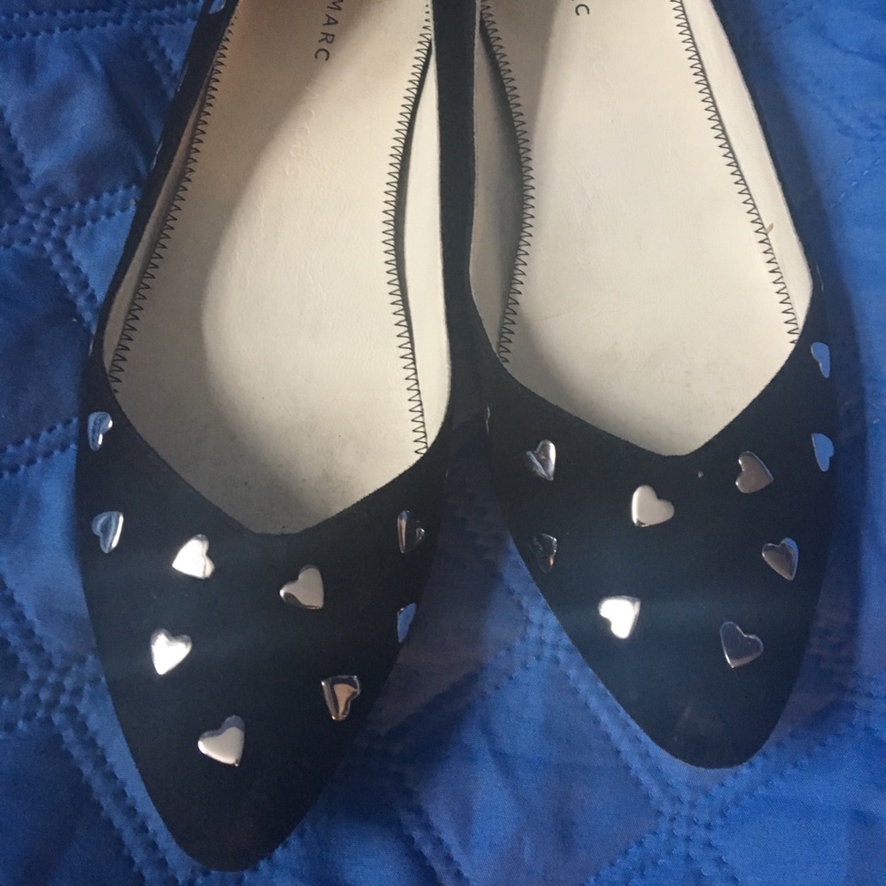 Marc Jacobs Heart Studded Flats....FINAL CALL